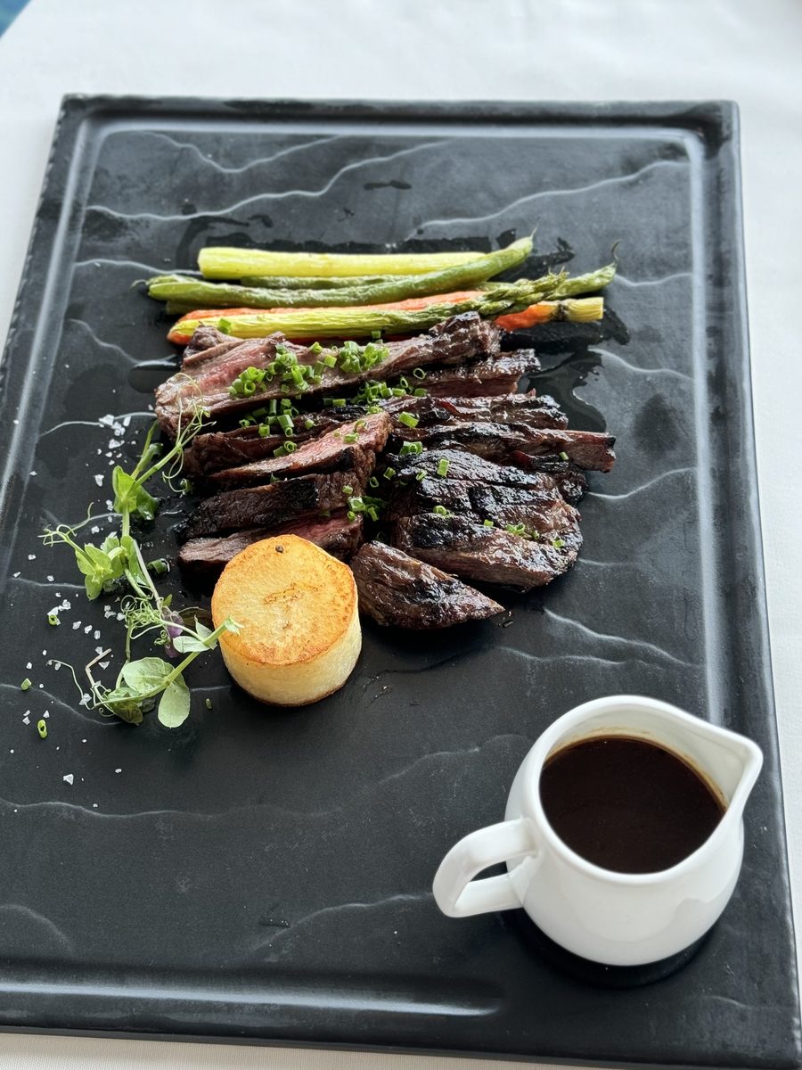 Grilled steak
